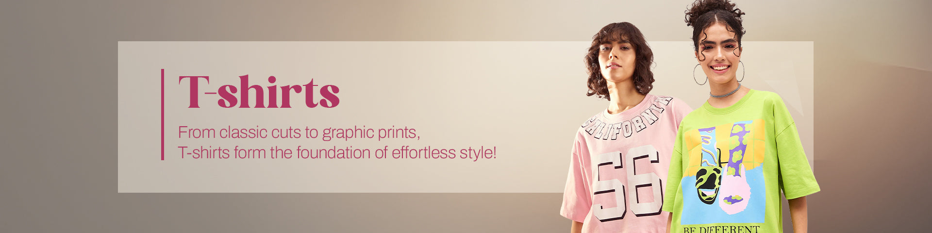 Product promotion banner