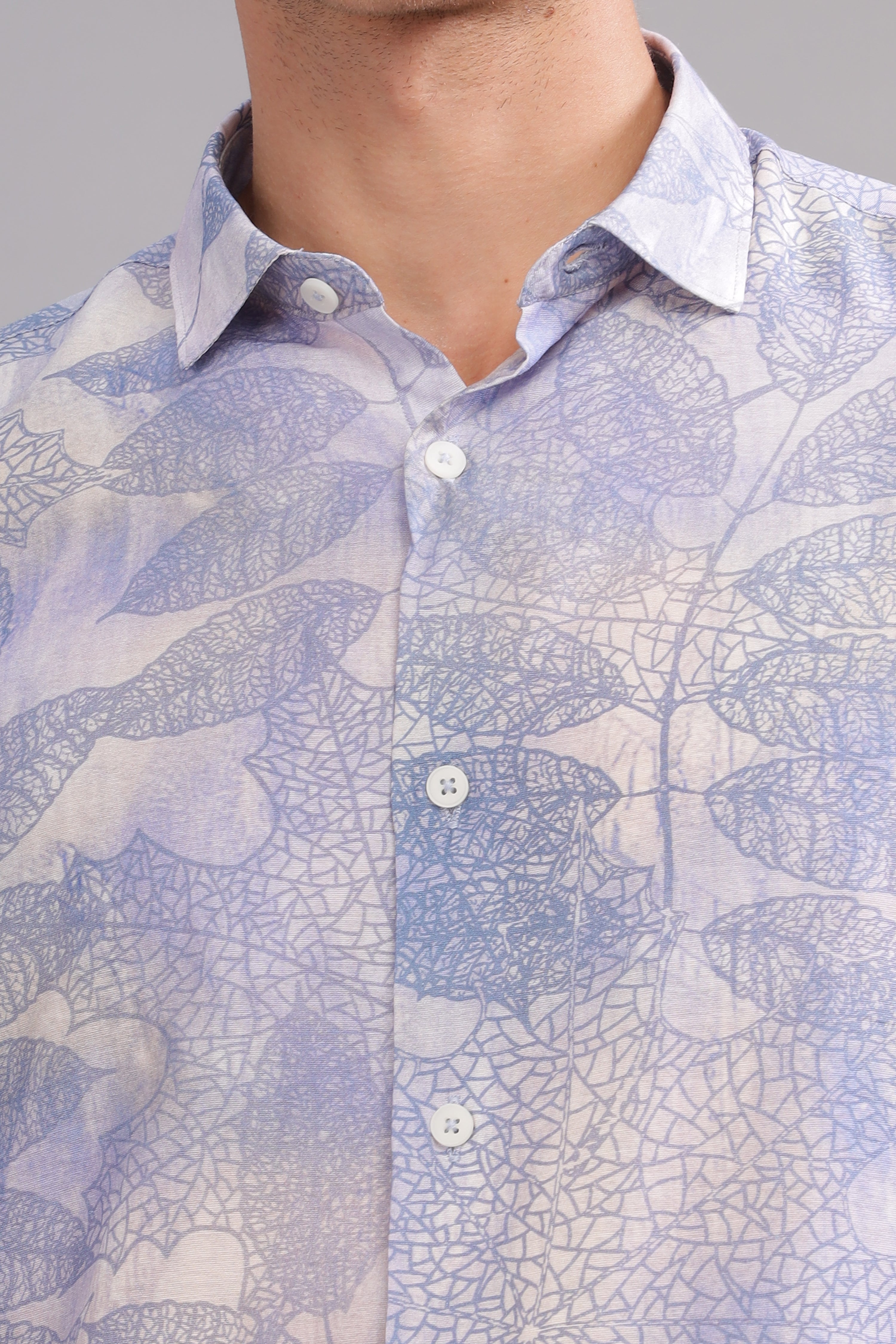 Men Purple Slim Fit Shirt