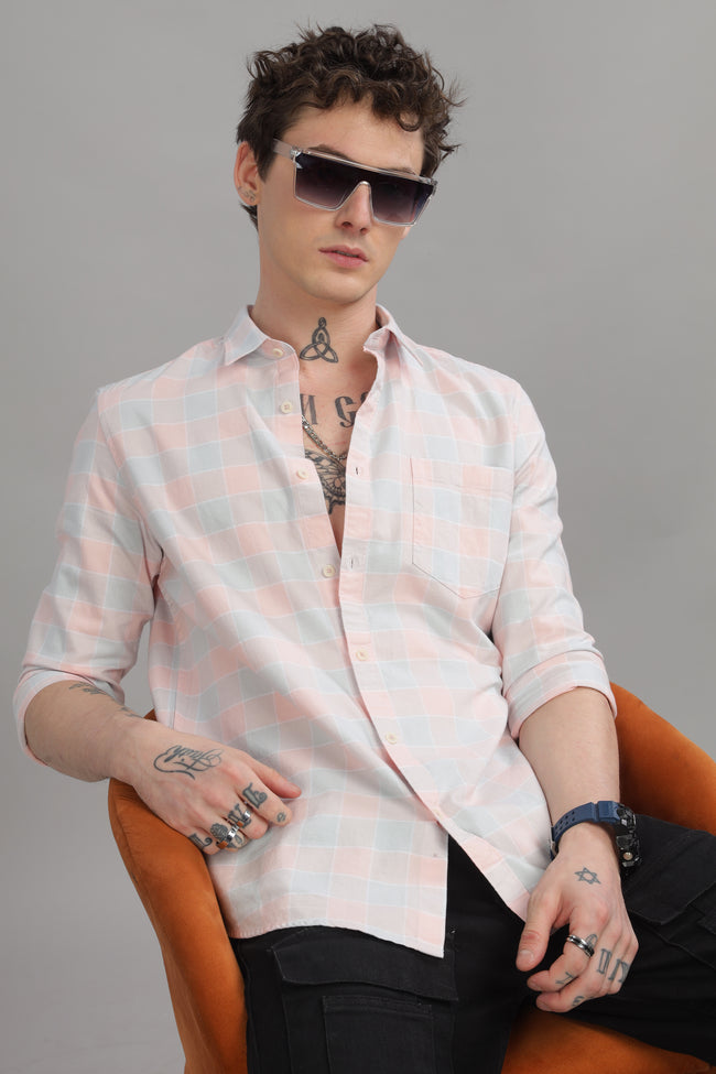 Men Pink Slim Fit Shirt