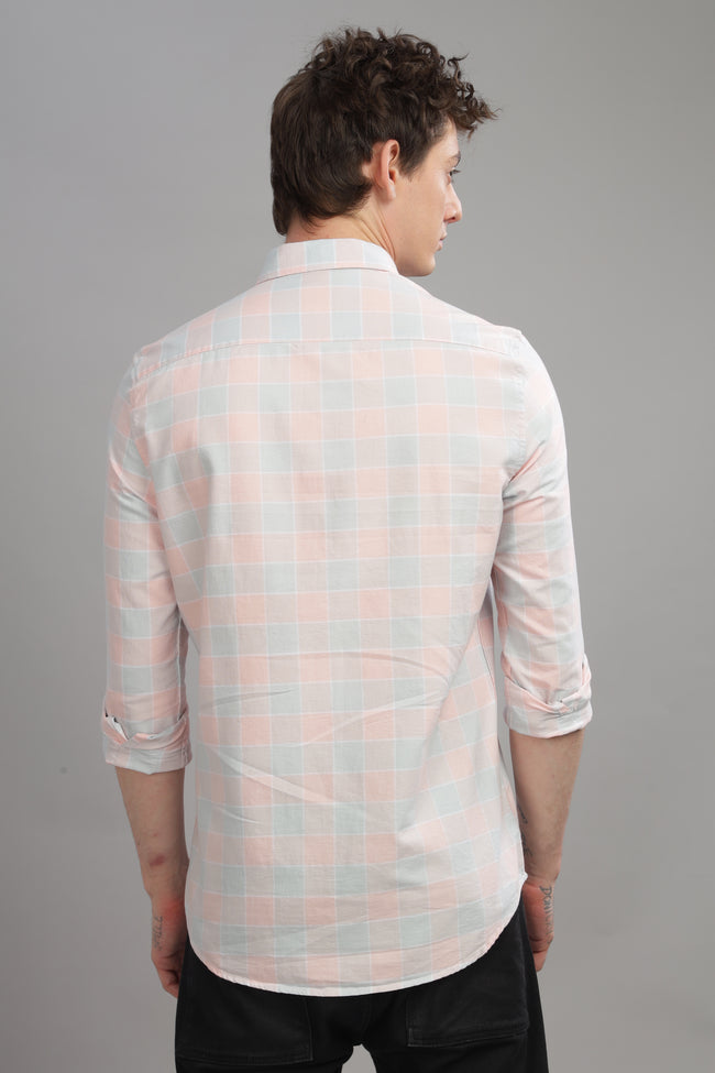 Men Pink Slim Fit Shirt