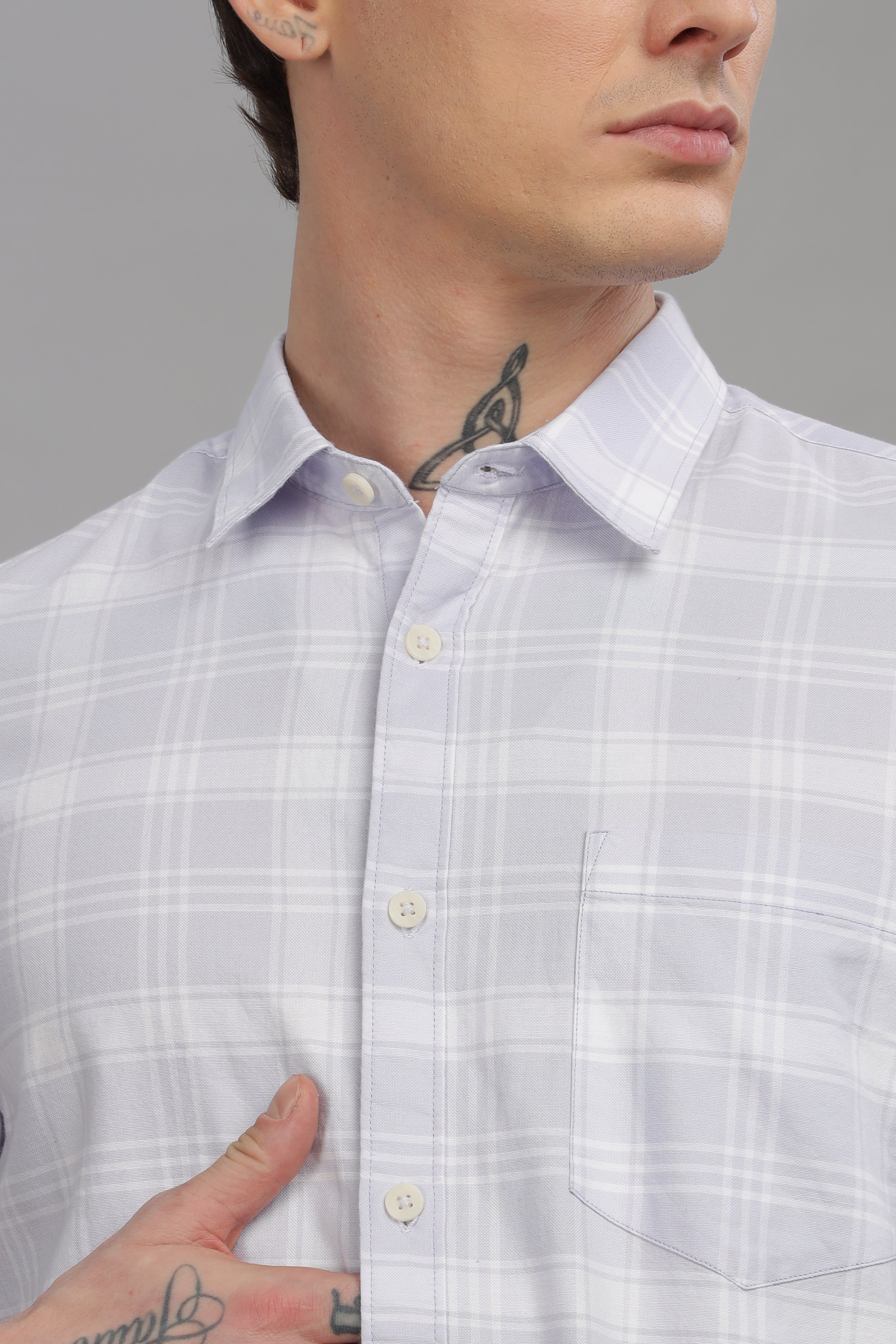 Men Purple Slim Fit Shirt