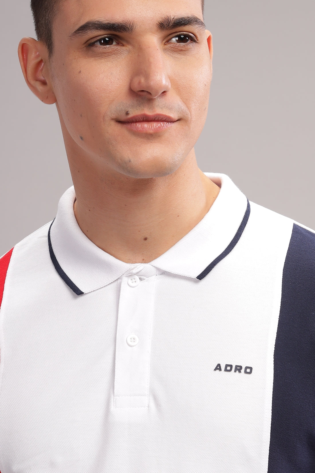 Men White Regular Fit Polo T-Shirt