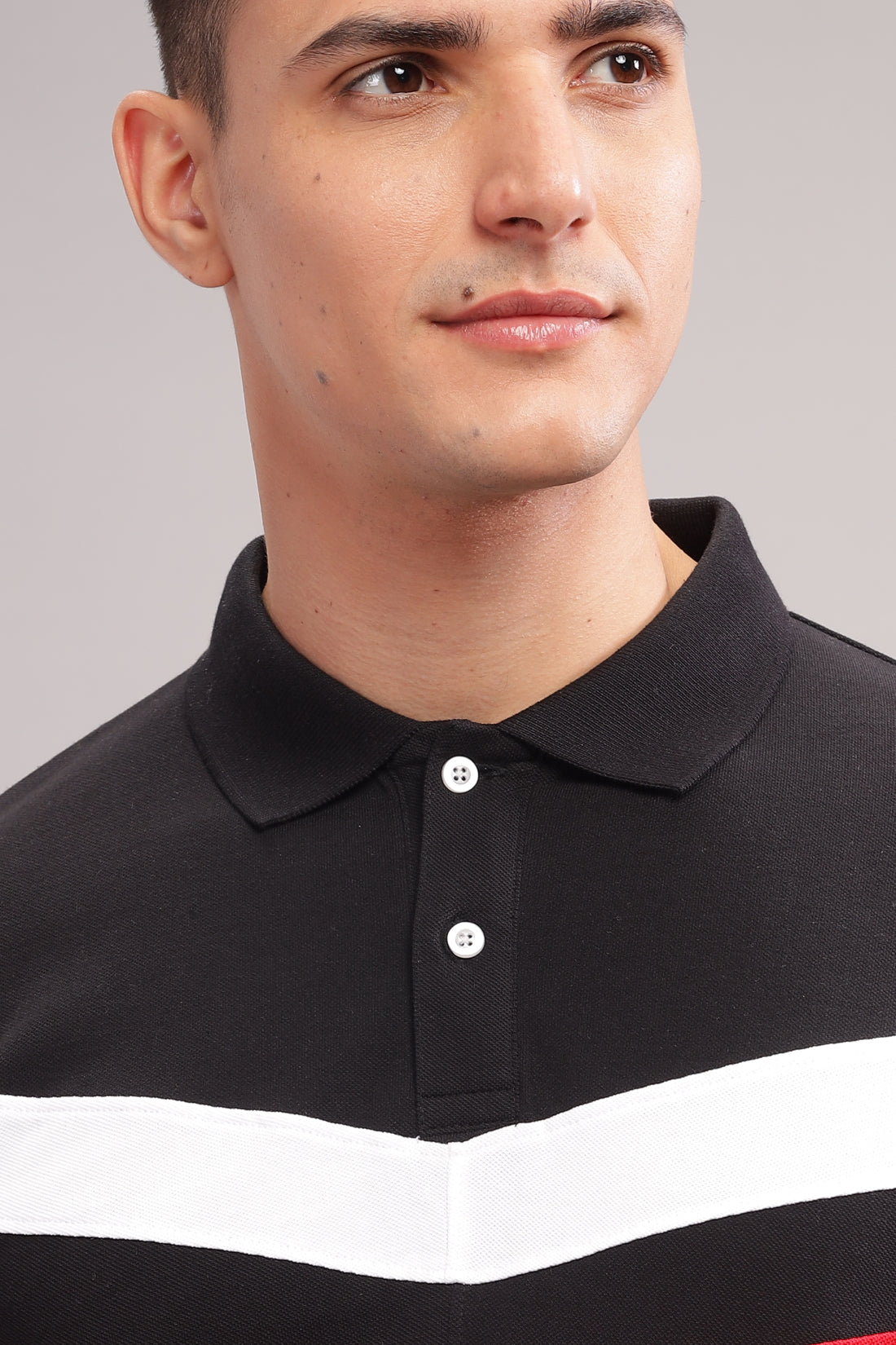 Men Red Regular Fit Polo T-Shirt
