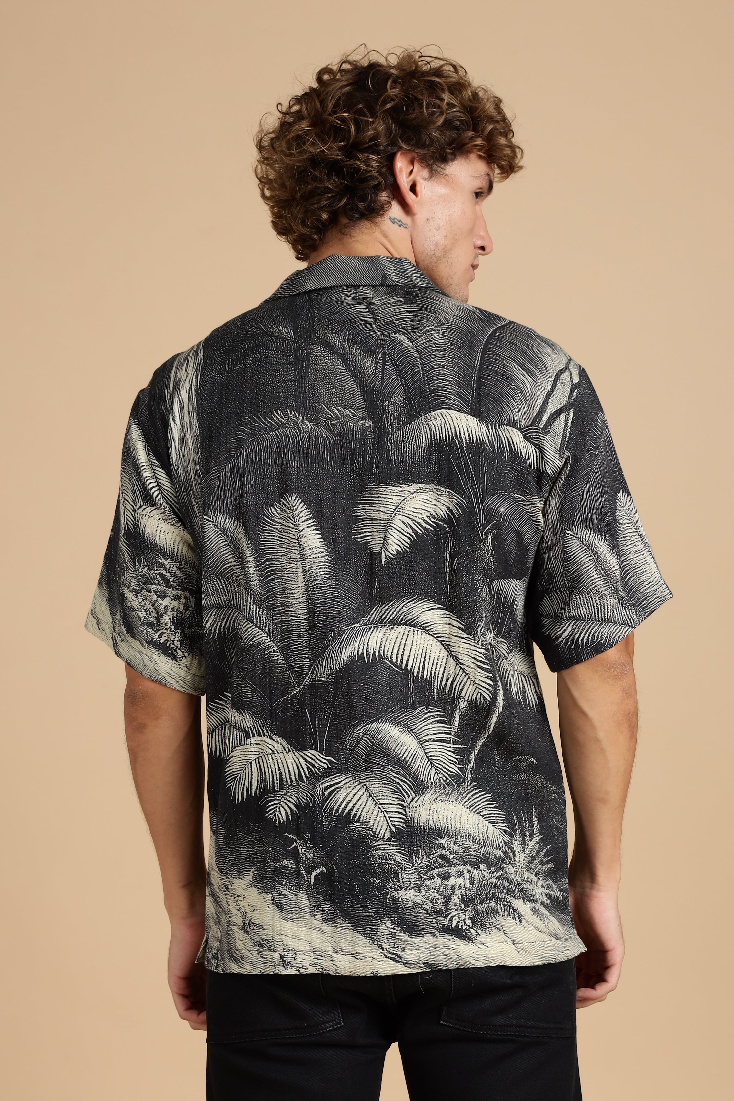 Men Eden Gauge Cotton Shirt