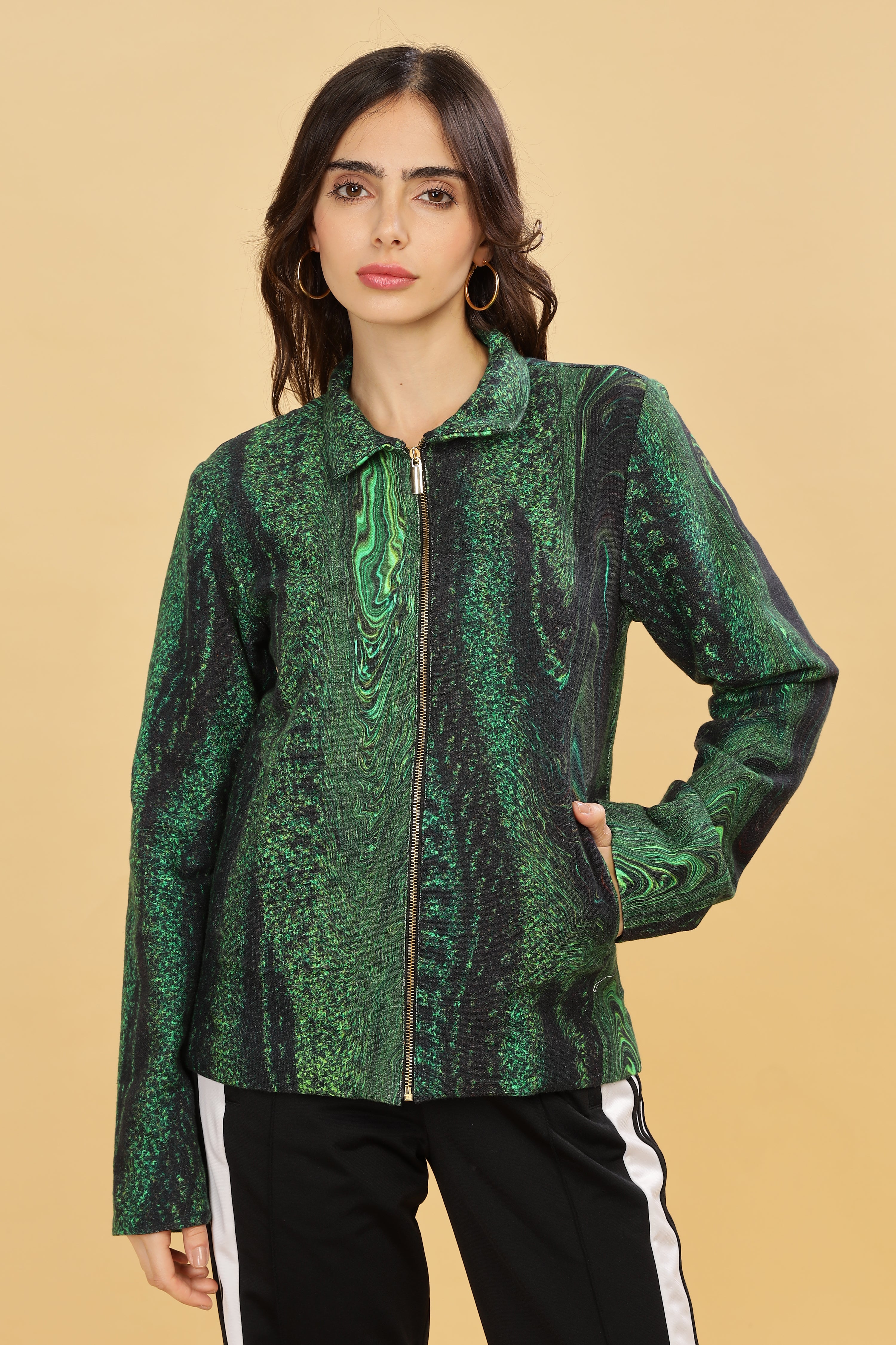 Unisex 100% Hemp Python Jacket