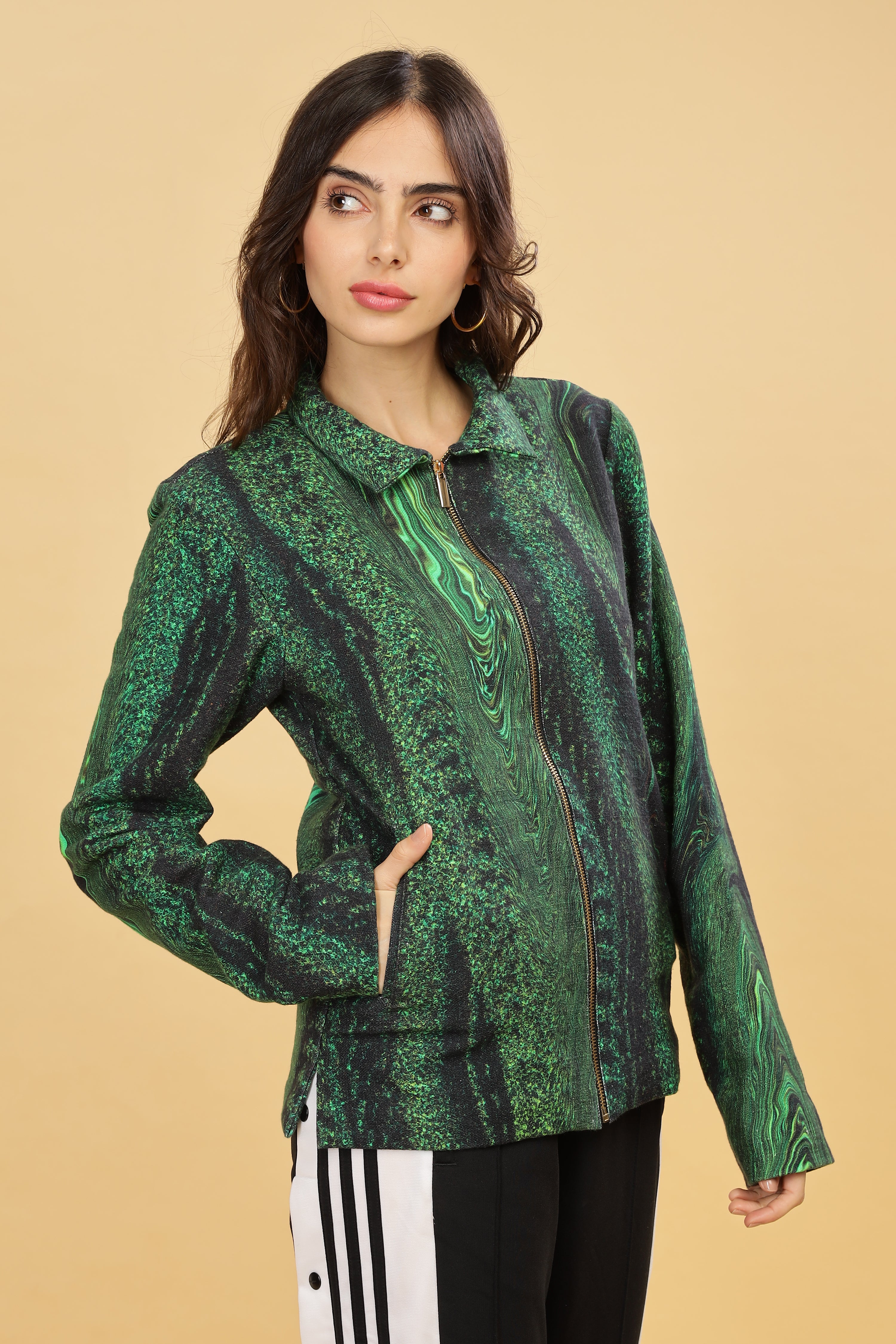 Unisex 100% Hemp Python Jacket