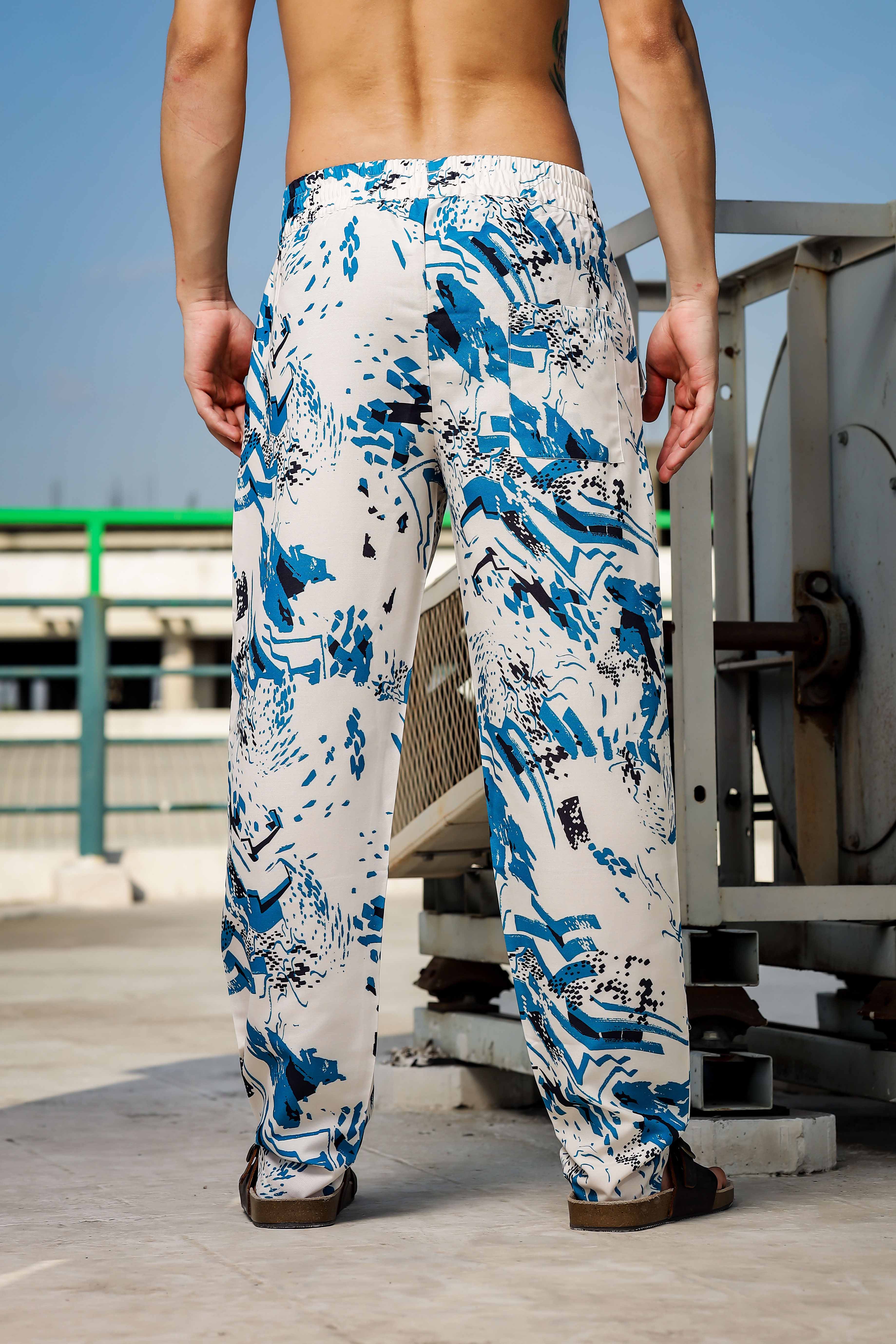 Men White Lounge Pant
