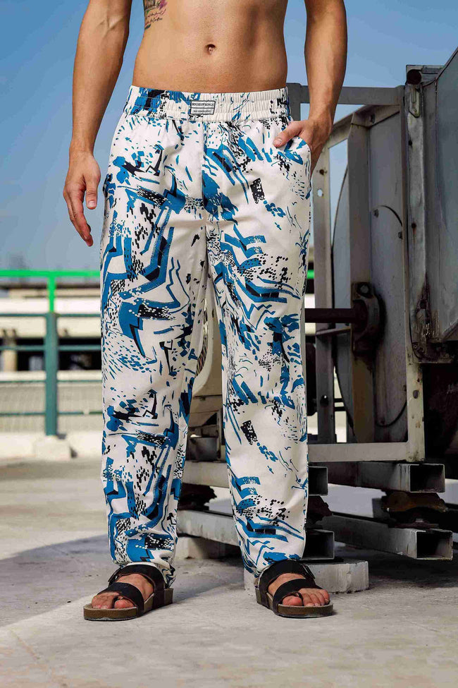 Men White Lounge Pant