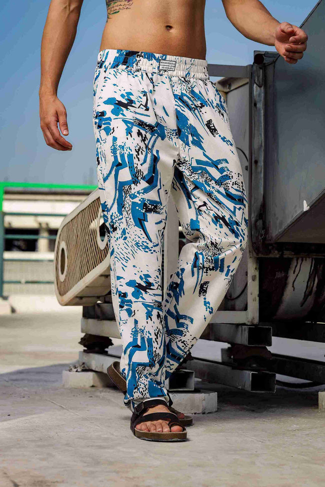 Men White Lounge Pant