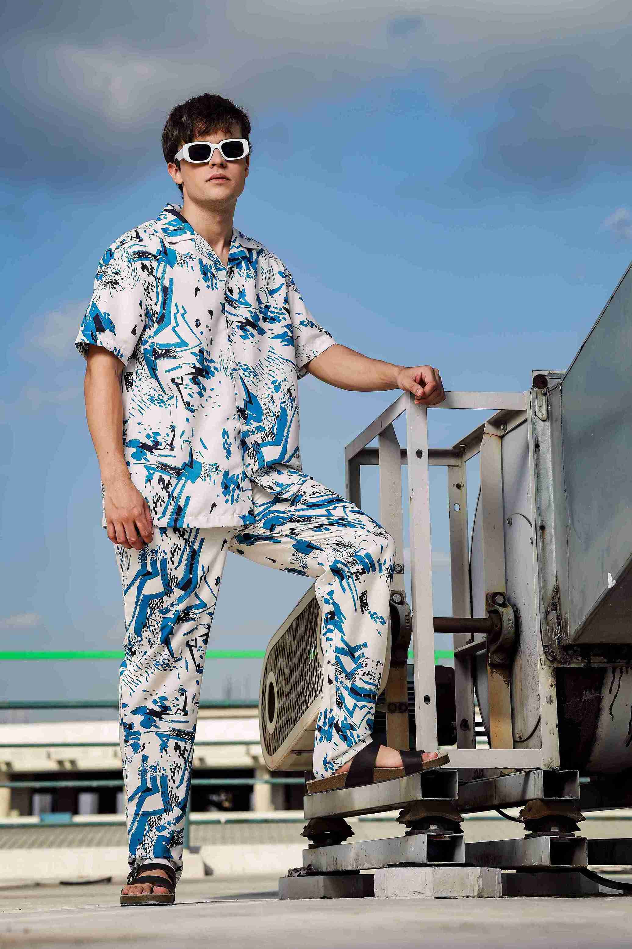 Men White Lounge Pant