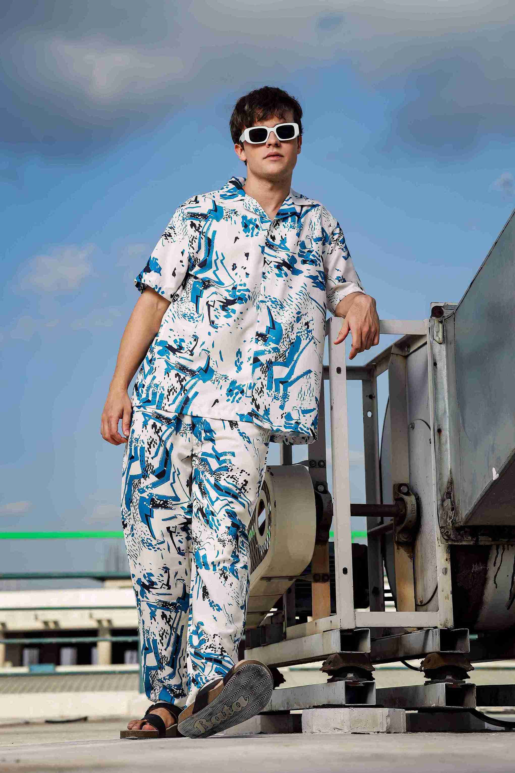 Men White Lounge Pant