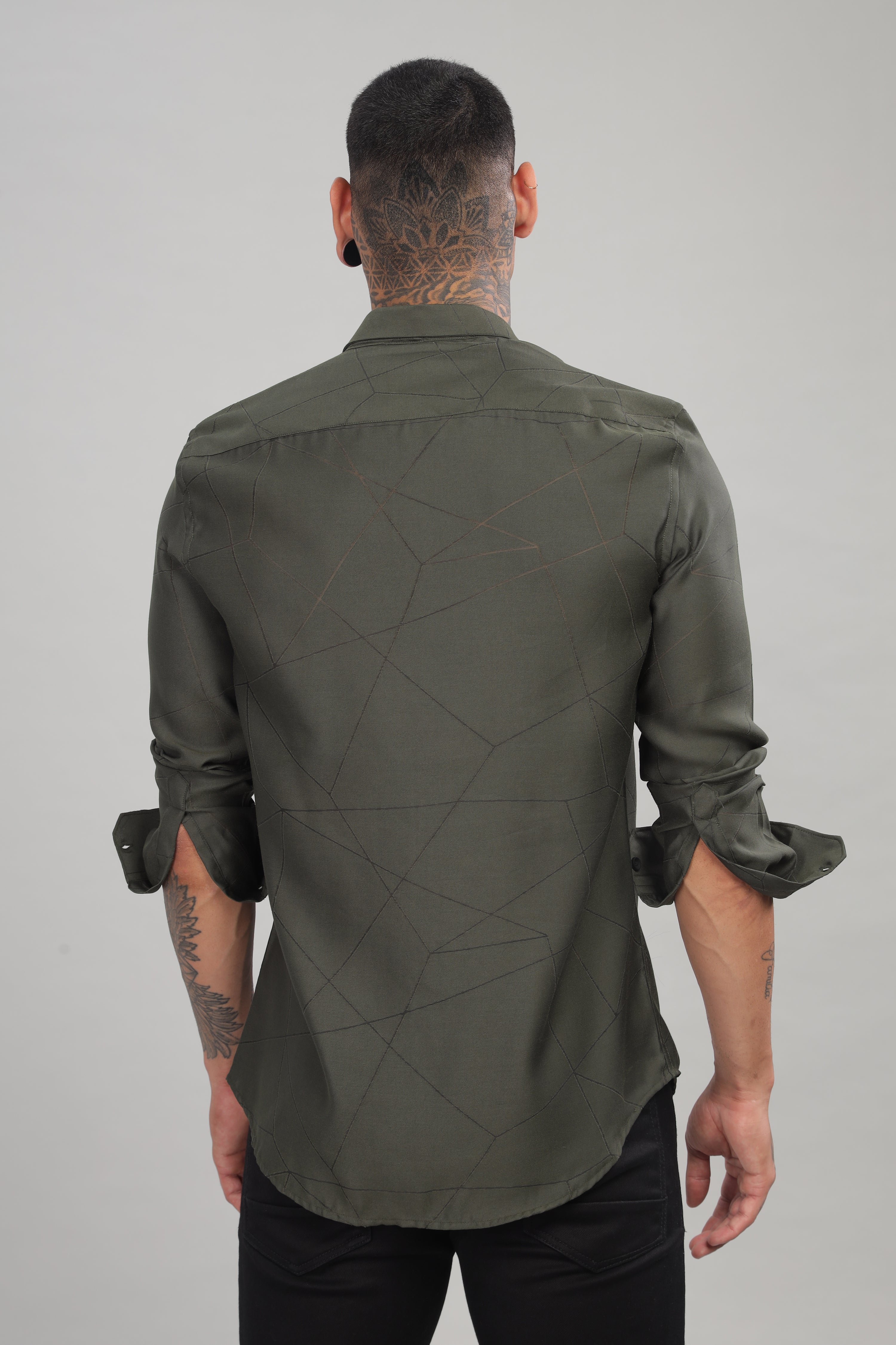 Men Light blue Slim Fit Shirt