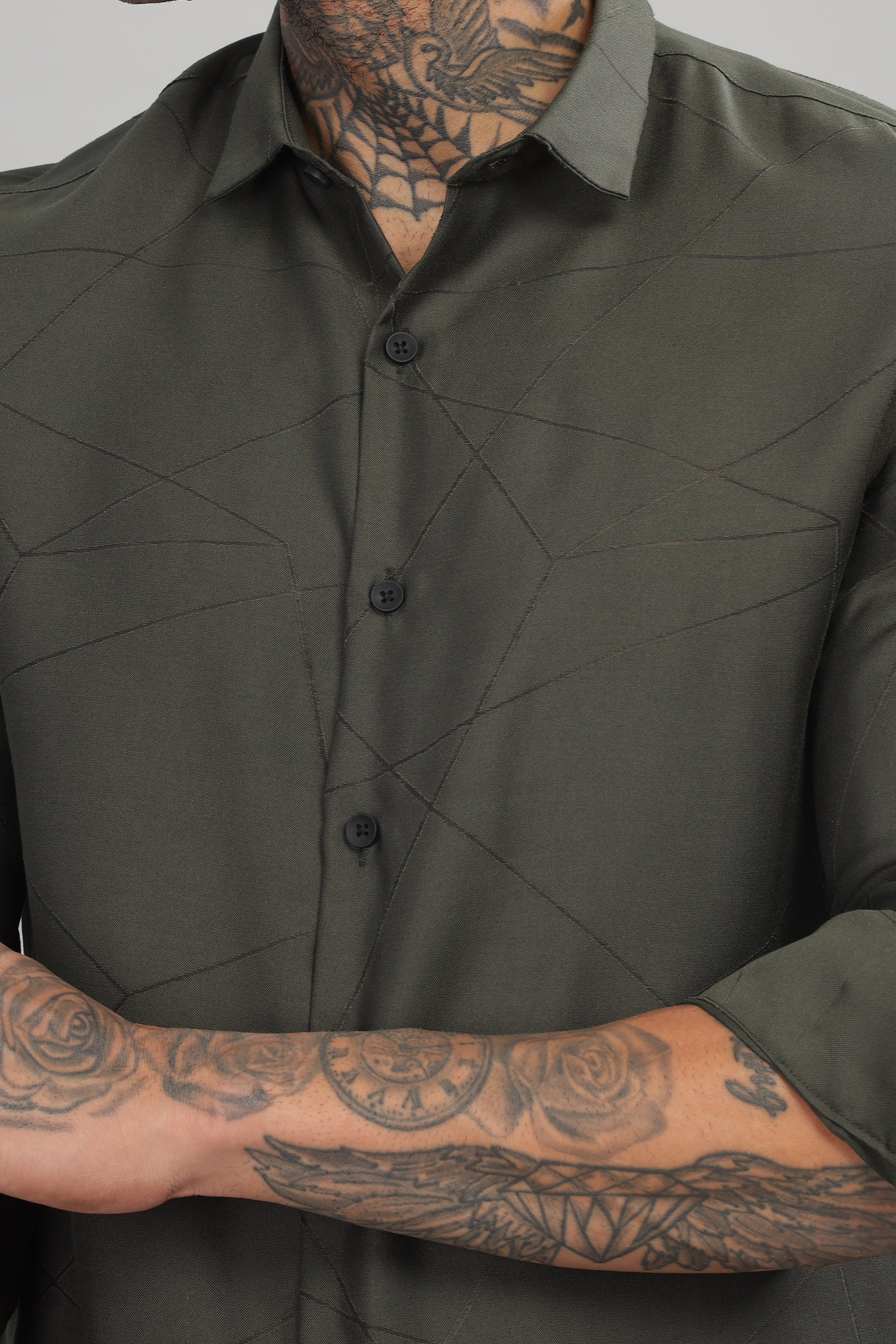 Men Light blue Slim Fit Shirt