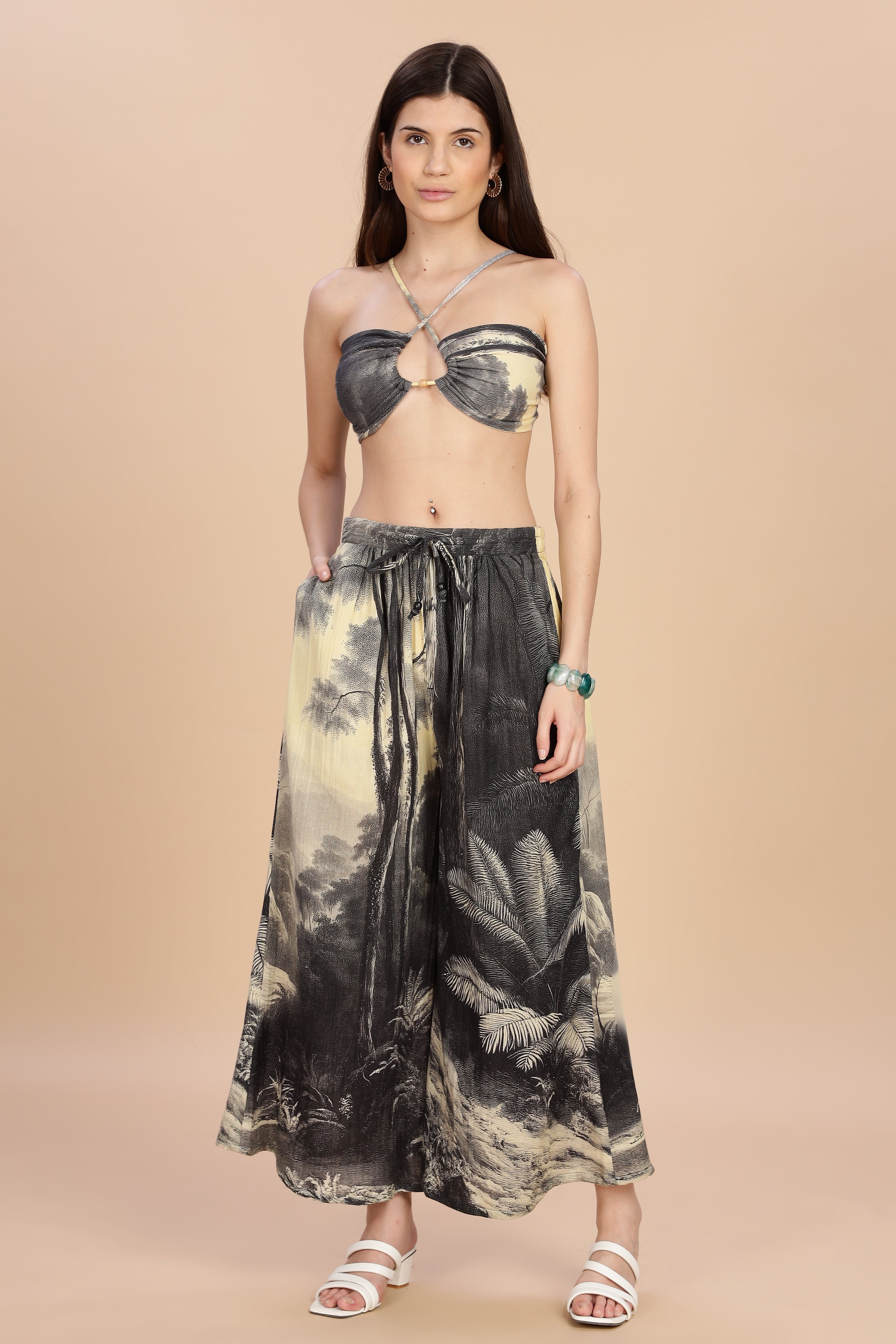 Women Eden Gauge Cotton Bikini Top