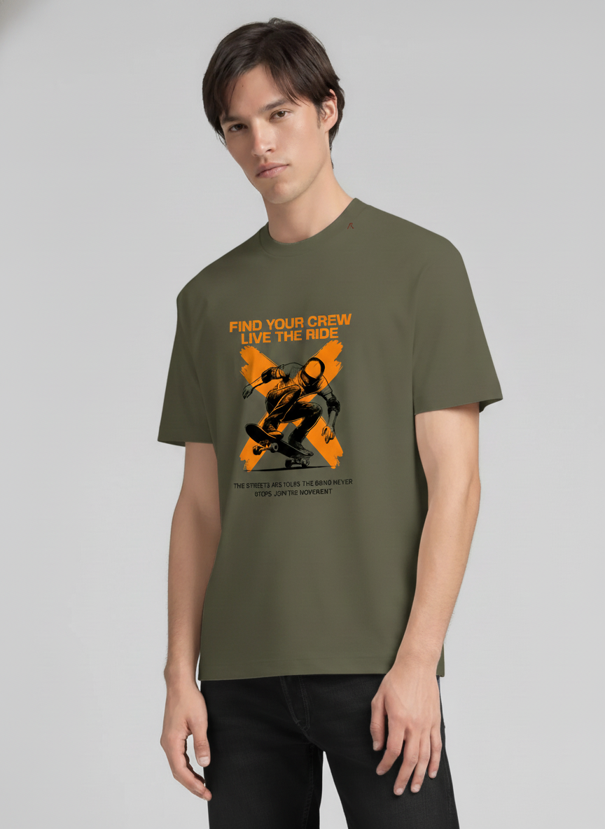 Men Oversized Cotton T-Shirt