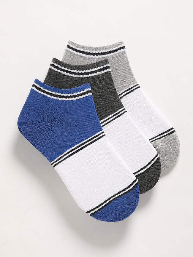 Men Pack of 3 Ankle Length Socks