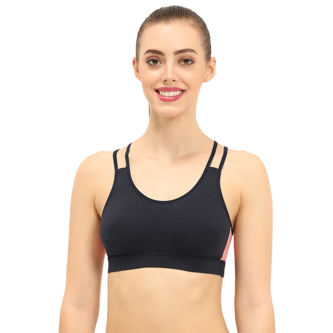Padded Non-Wired Full Coverage Sports Bra