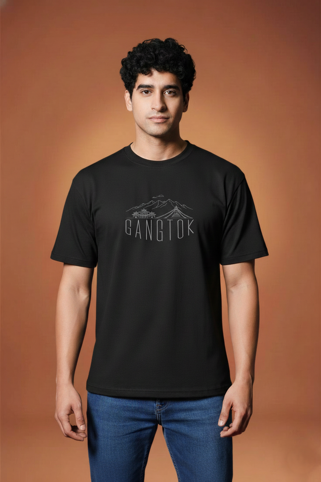 Men Printed Regular Cotton T-Shirt