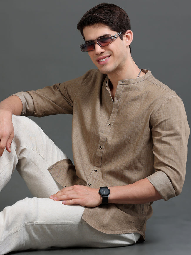Men Beige Rupo Rainy Shirt