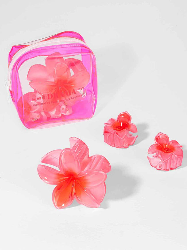 Multi Hair Claw Clips With Free Pouch Set Of 3