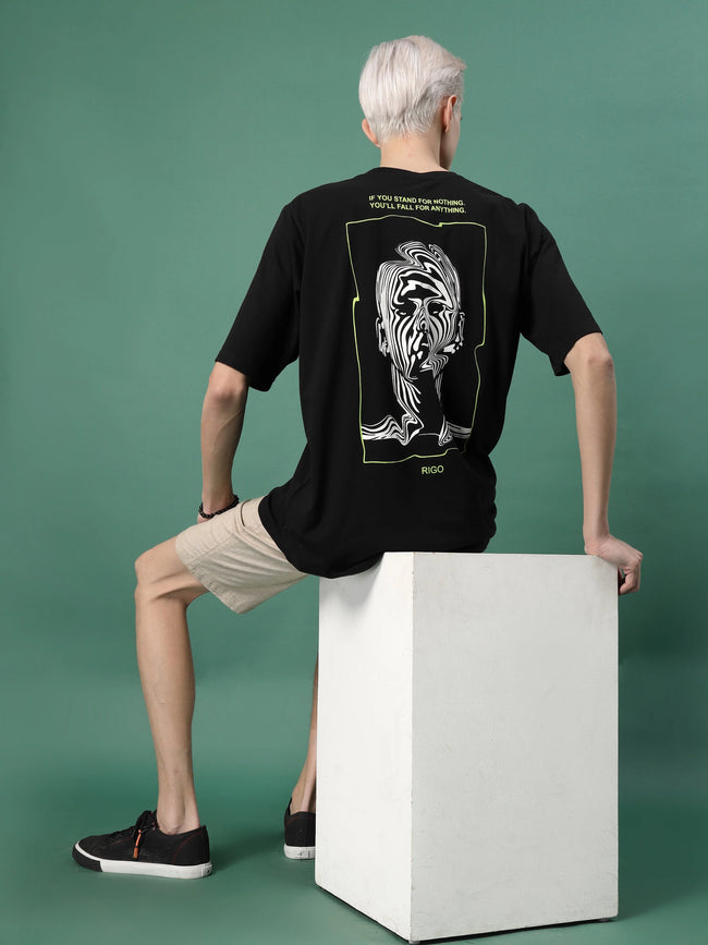 Men Effortless Cool  Oversized Cotton T-Shirt