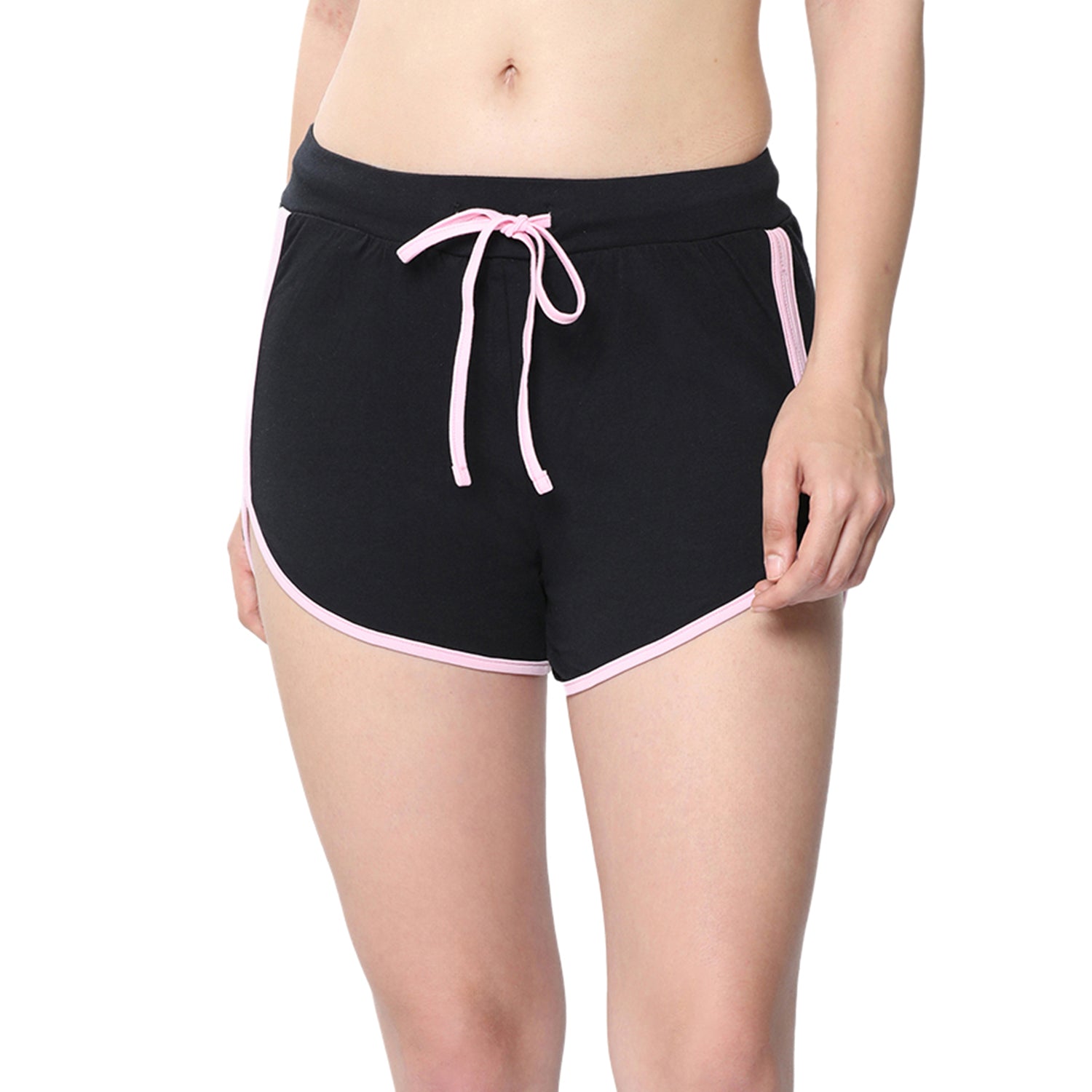 Women Relaxed Fit Dolphin Shorts