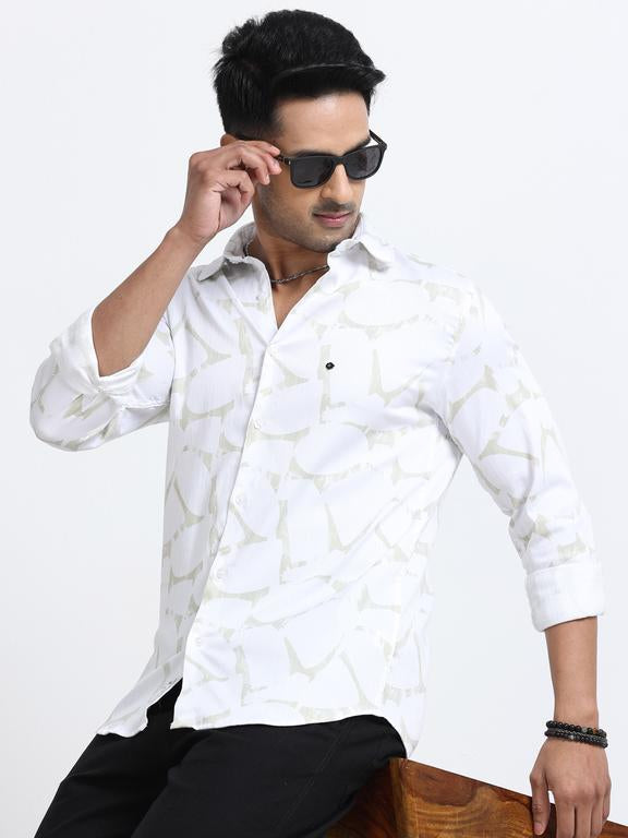 Men Premium Printed Casual Shirt