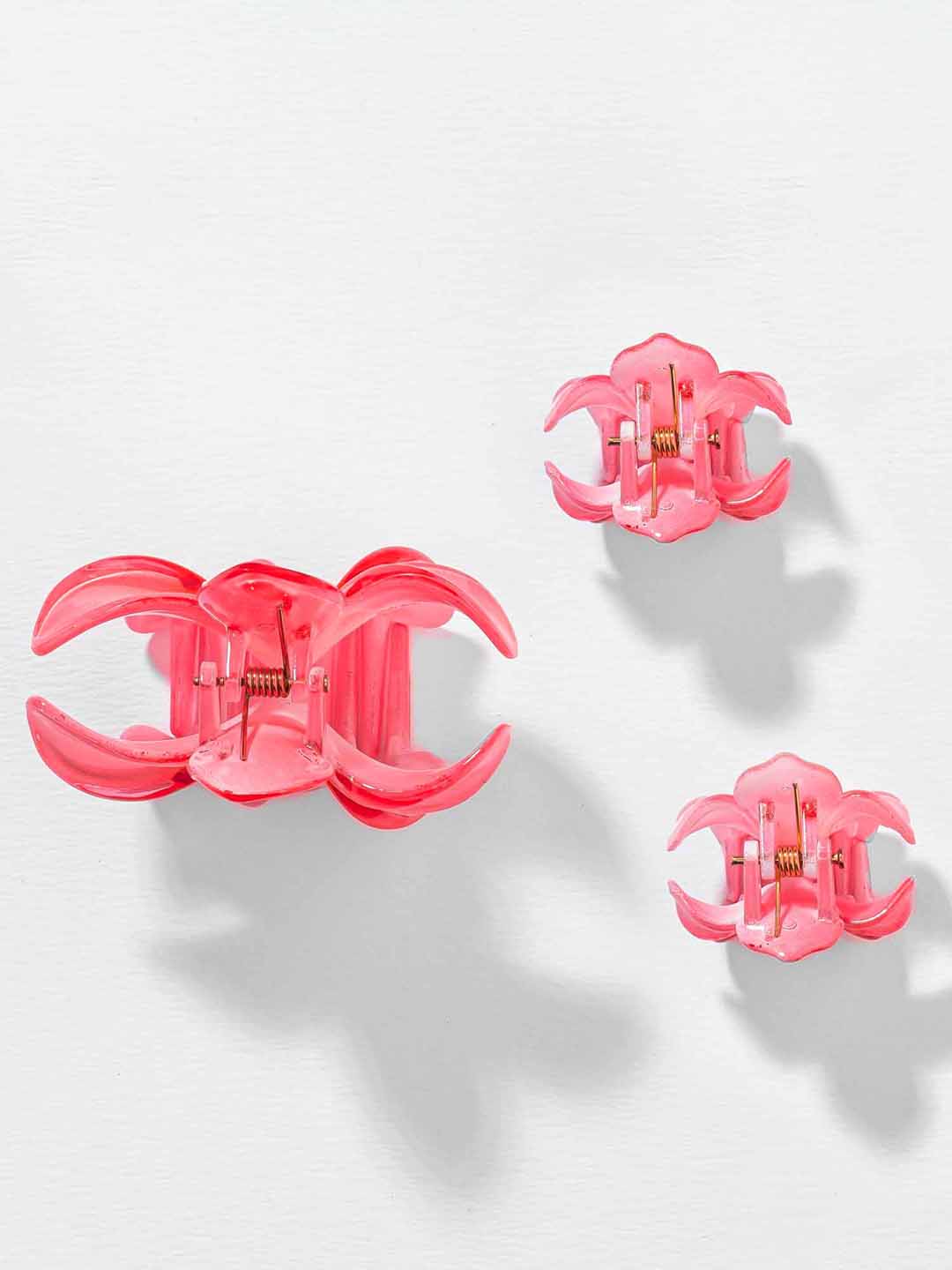 Multi Hair Claw Clips With Free Pouch Set Of 3