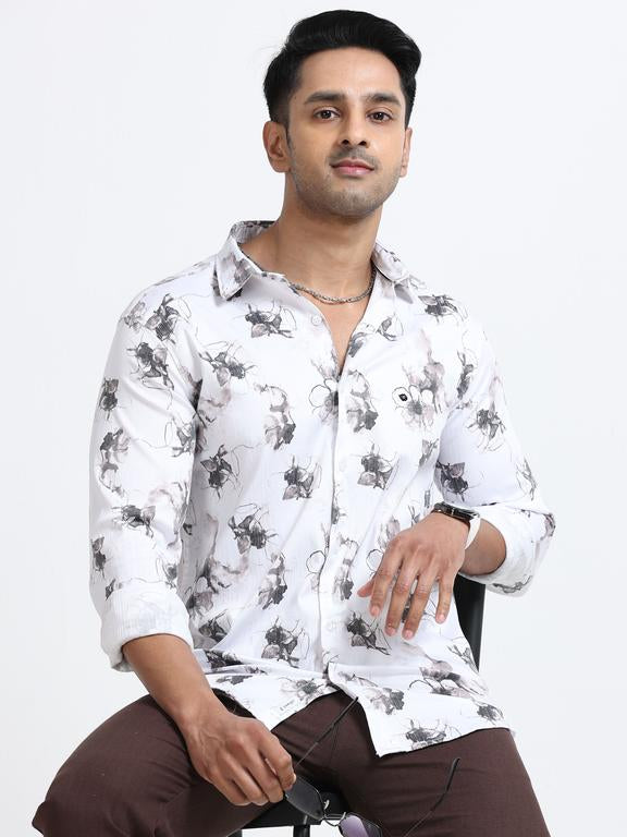 Men Premium Printed Casual Shirt