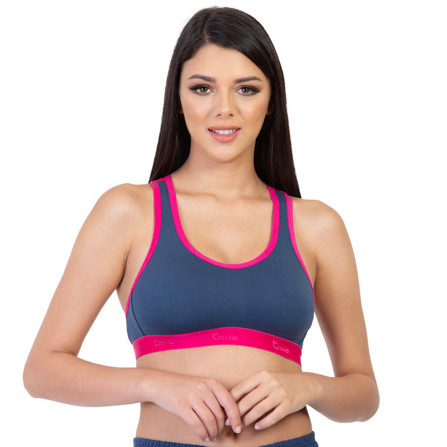 Non-Padded Non-Wired Full Coverage Sports Bra