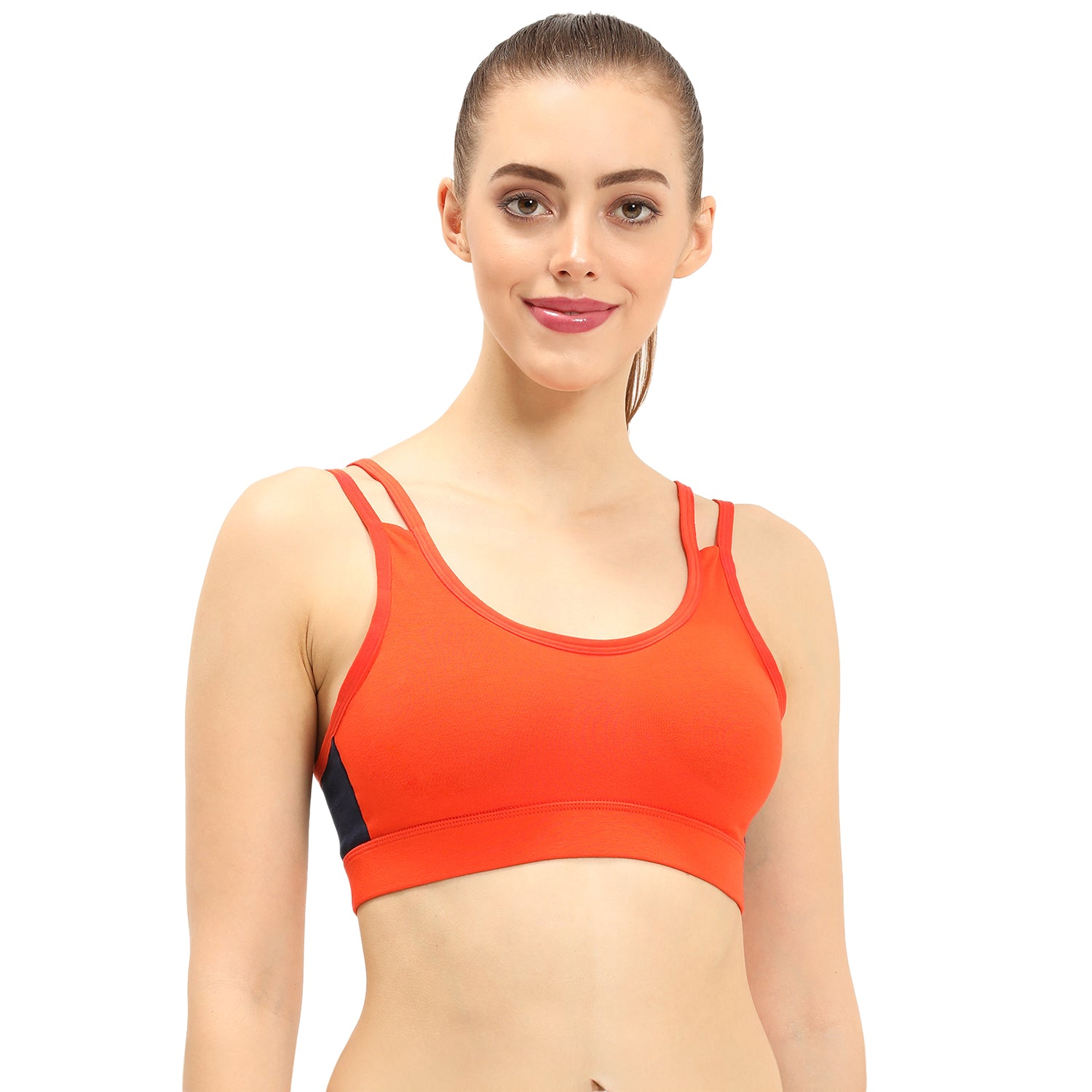 Padded Non-Wired Full Coverage Sports Bra