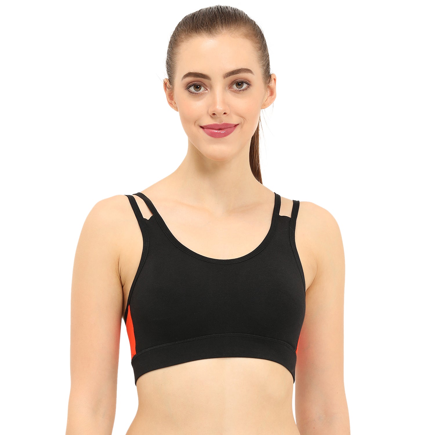 Padded Non-Wired Full Coverage Sports Bra