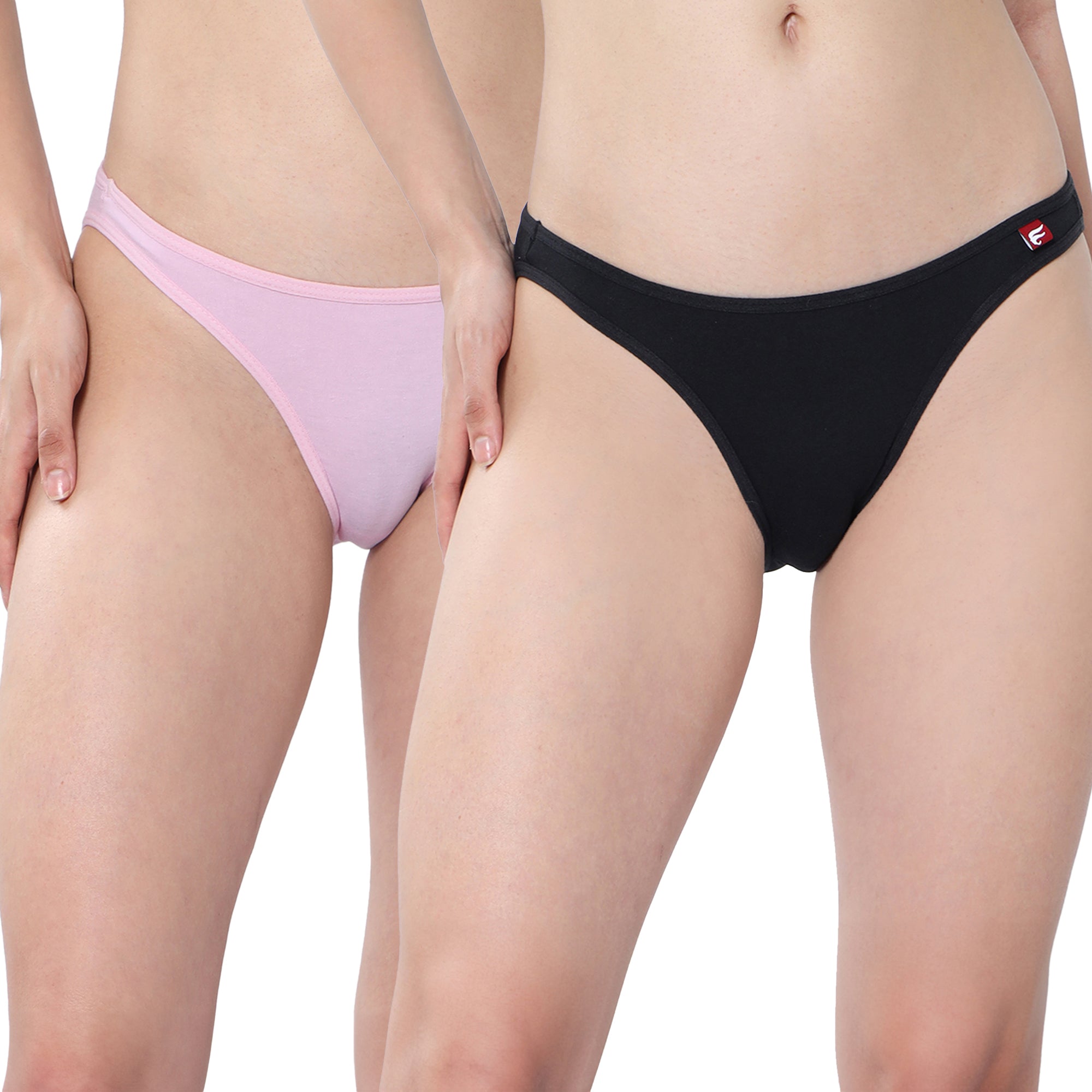 Low Rise Half Coverage Bikini Pack Of 2