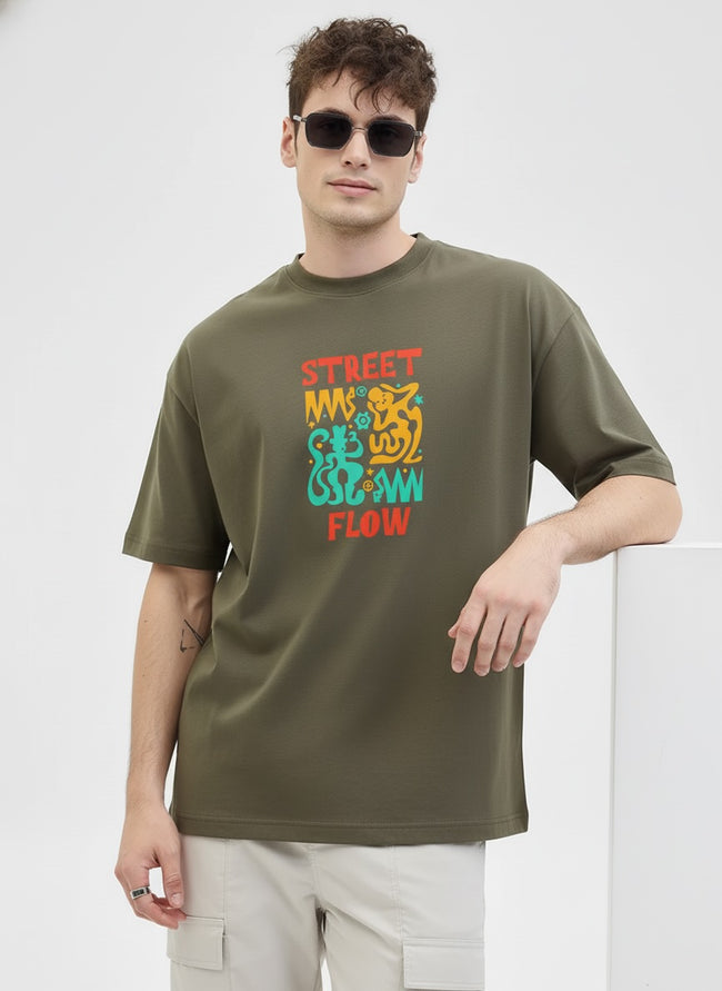Men Oversized Cotton T-Shirt