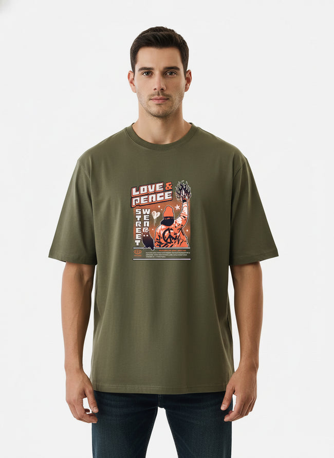 Men Oversized Cotton T-Shirt