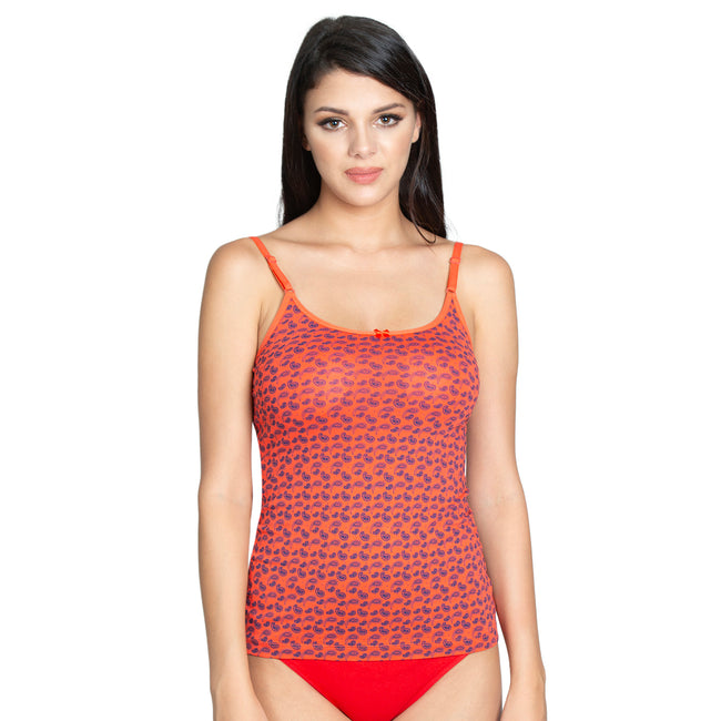 Regular Fit Round Neck Short Length Basic Camisole