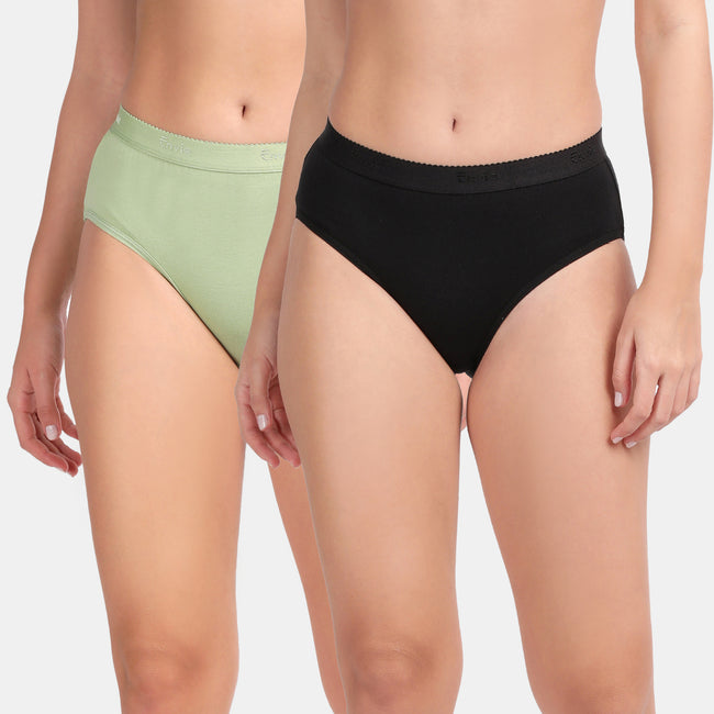 Medium Rise 3/4th Coverage Hipster Pack Of 2