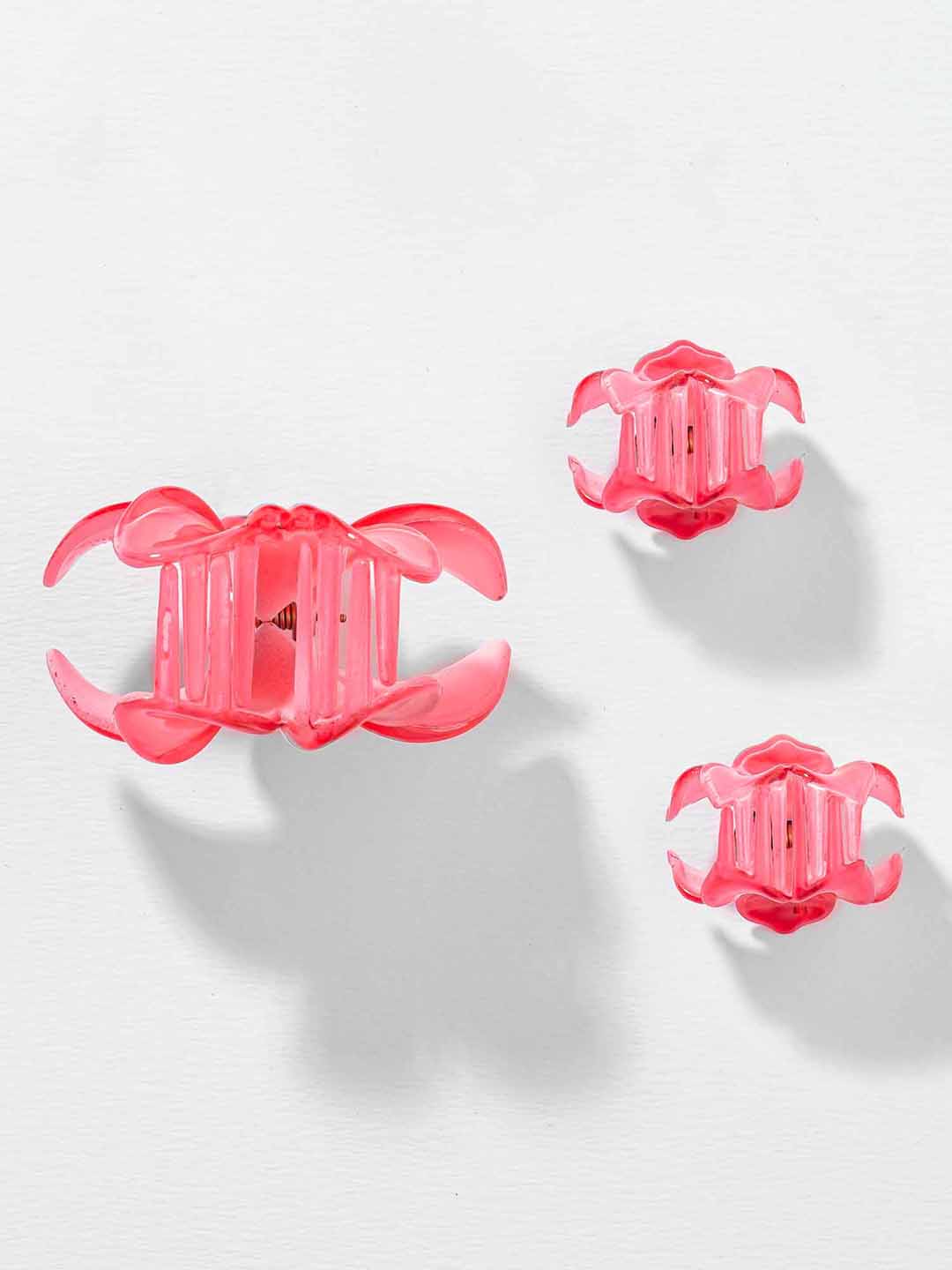 Multi Hair Claw Clips With Free Pouch Set Of 3