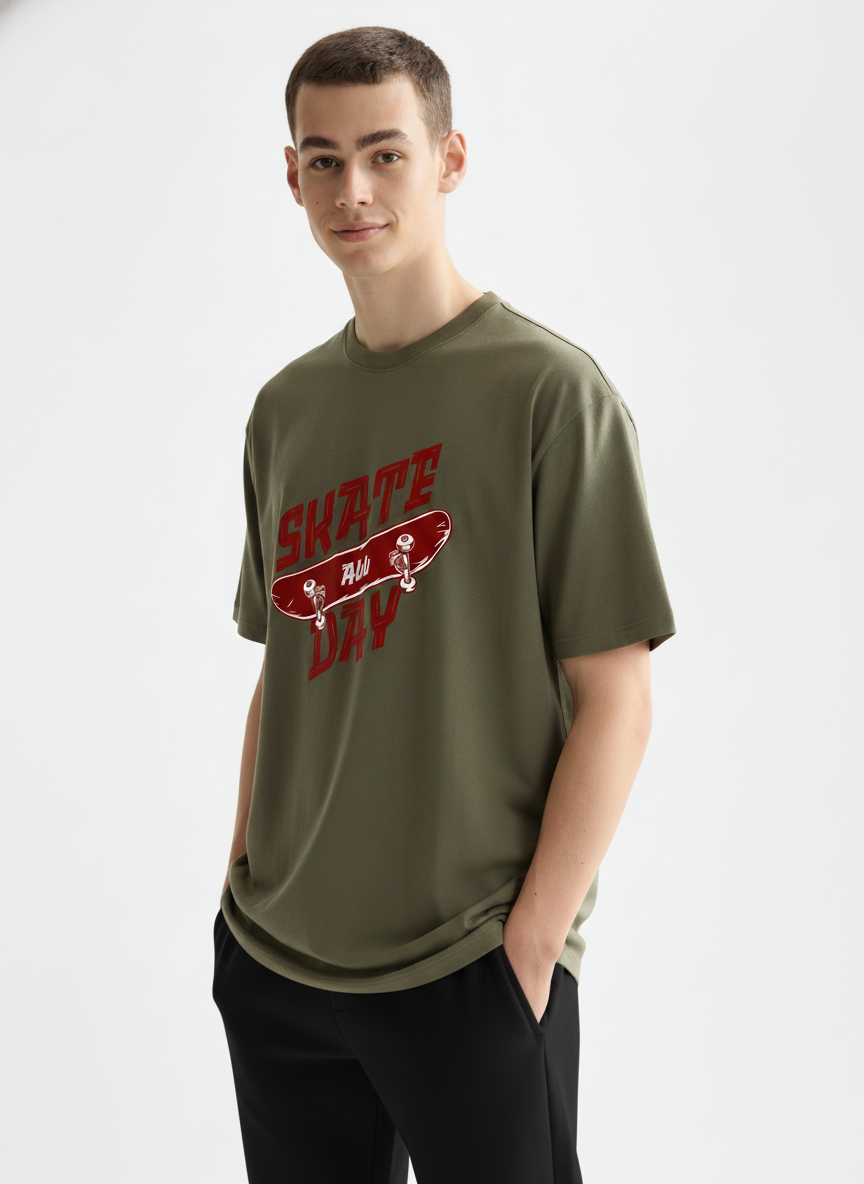 Men Oversized Cotton T-Shirt