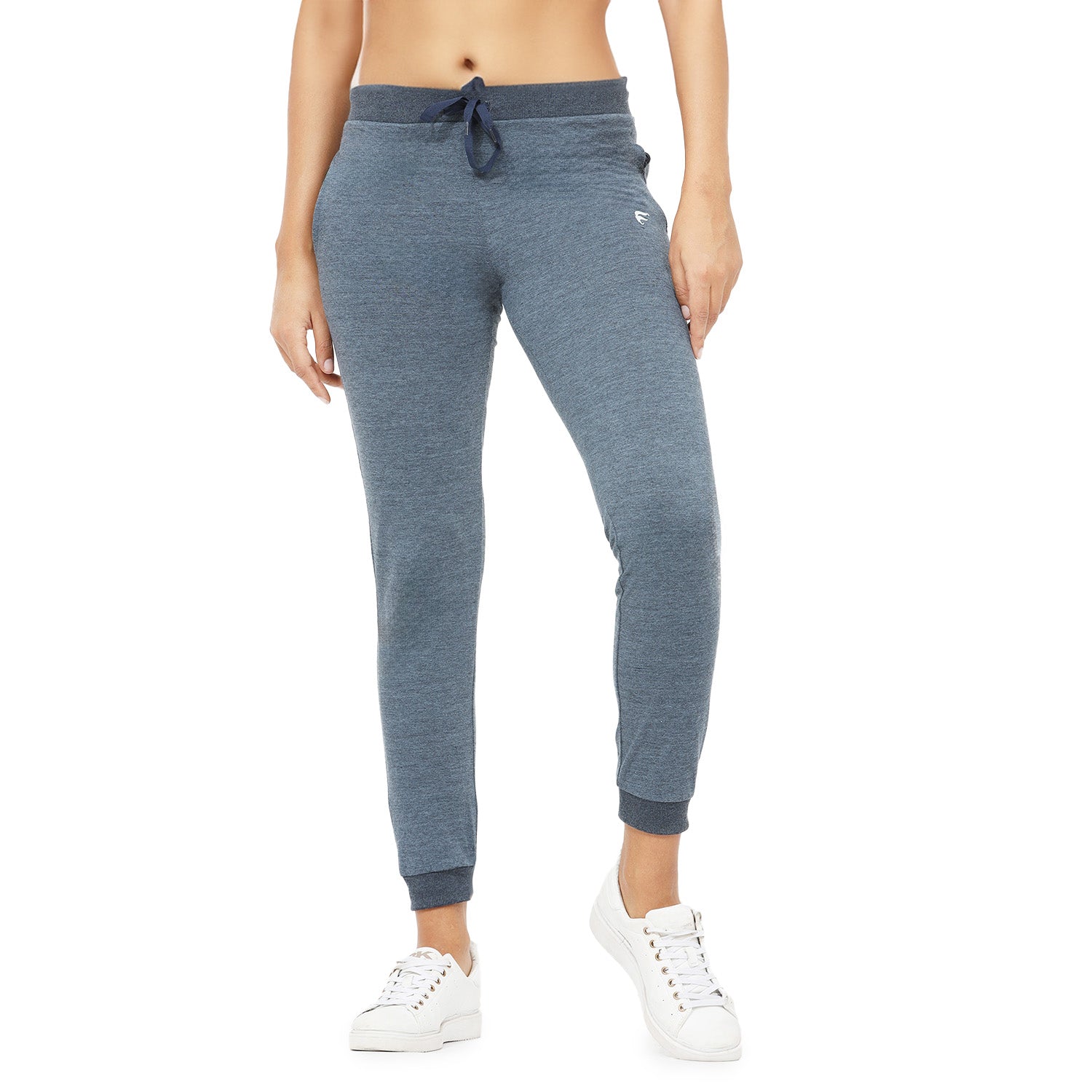 Women Navy Ankle Length Jogger Pant