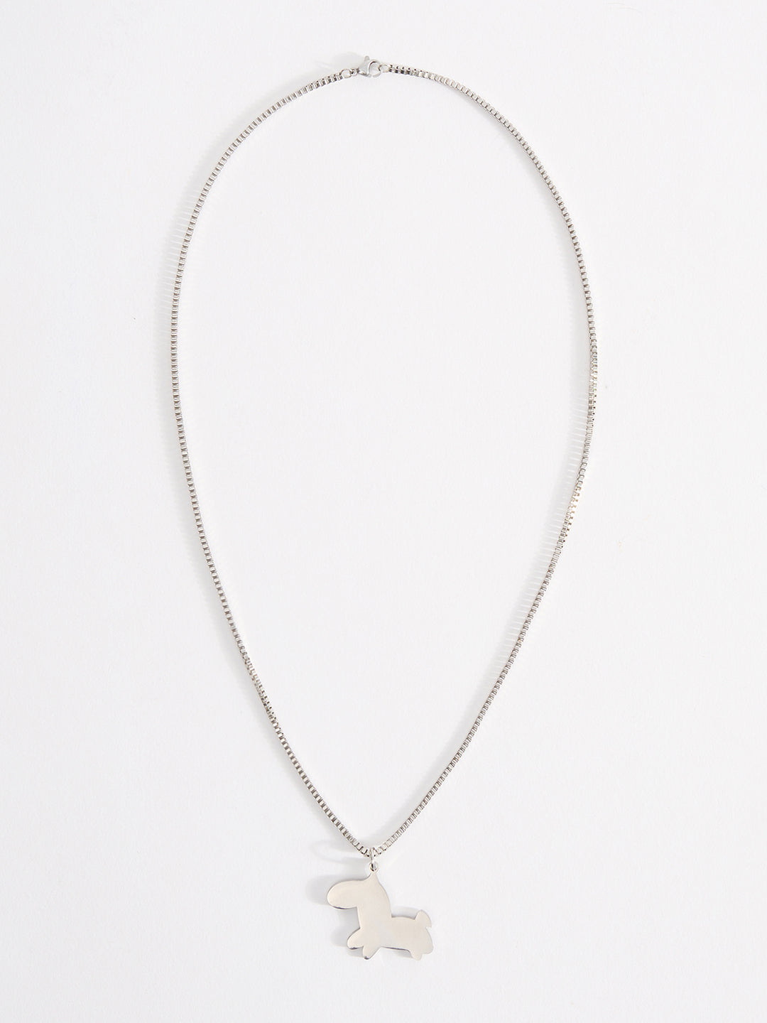 Men Stainless Steel Chain With Pendant and Lobster Closure