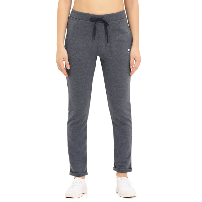 Women Blue Ankle Length Track Pant