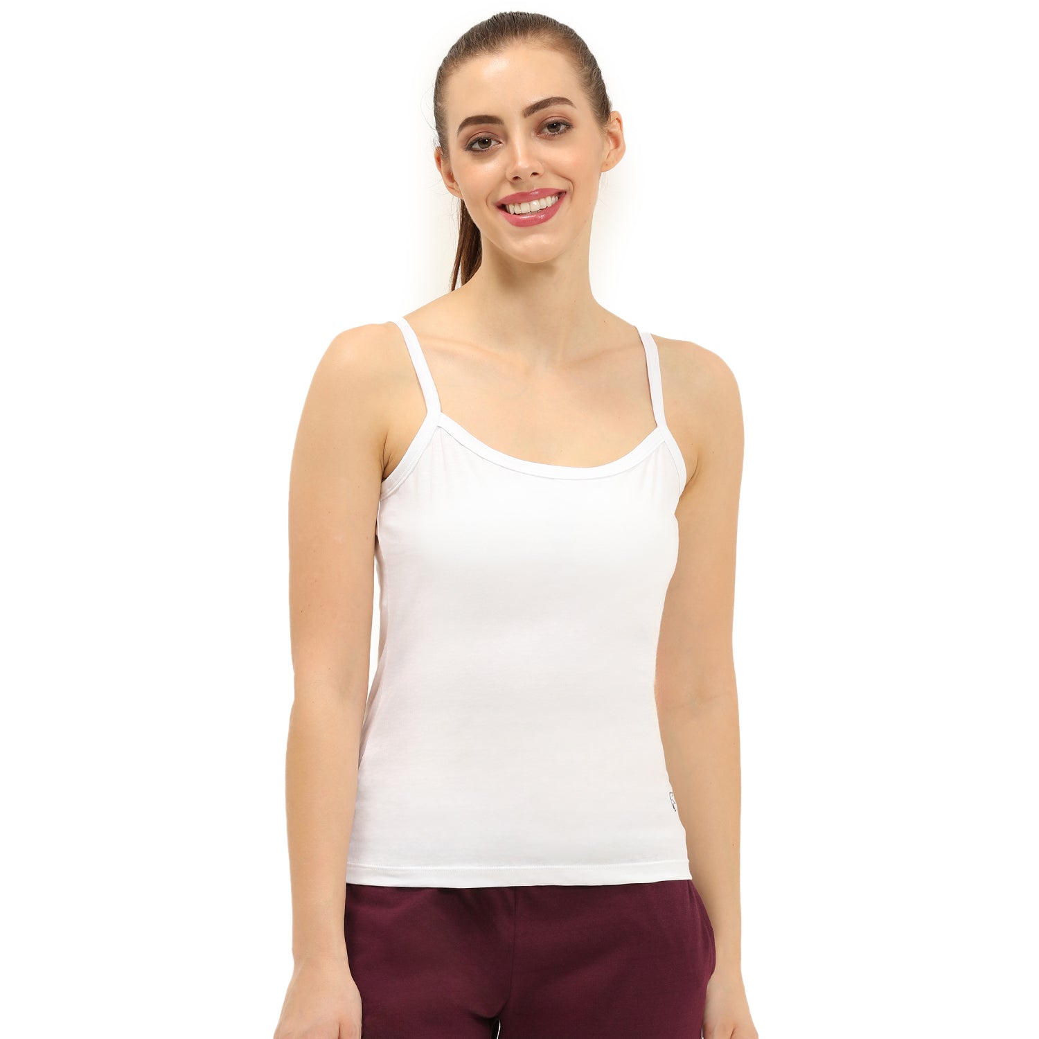Regular Fit Round Neck Short Length Basic Camisole