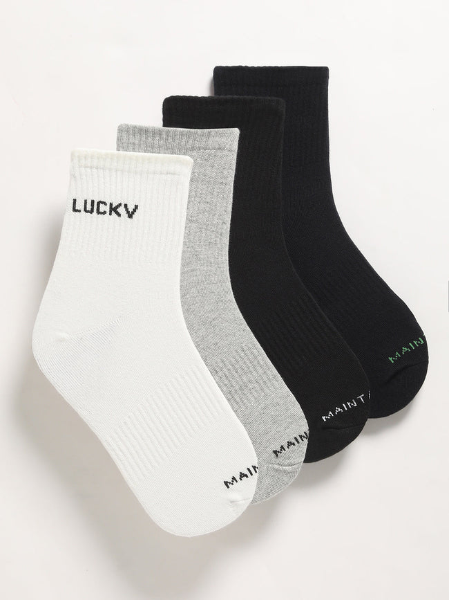 Men Pack of 4 Above Ankle Length Socks