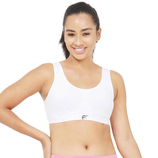 Non-Padded Non-Wired Full Coverage Sports Bra