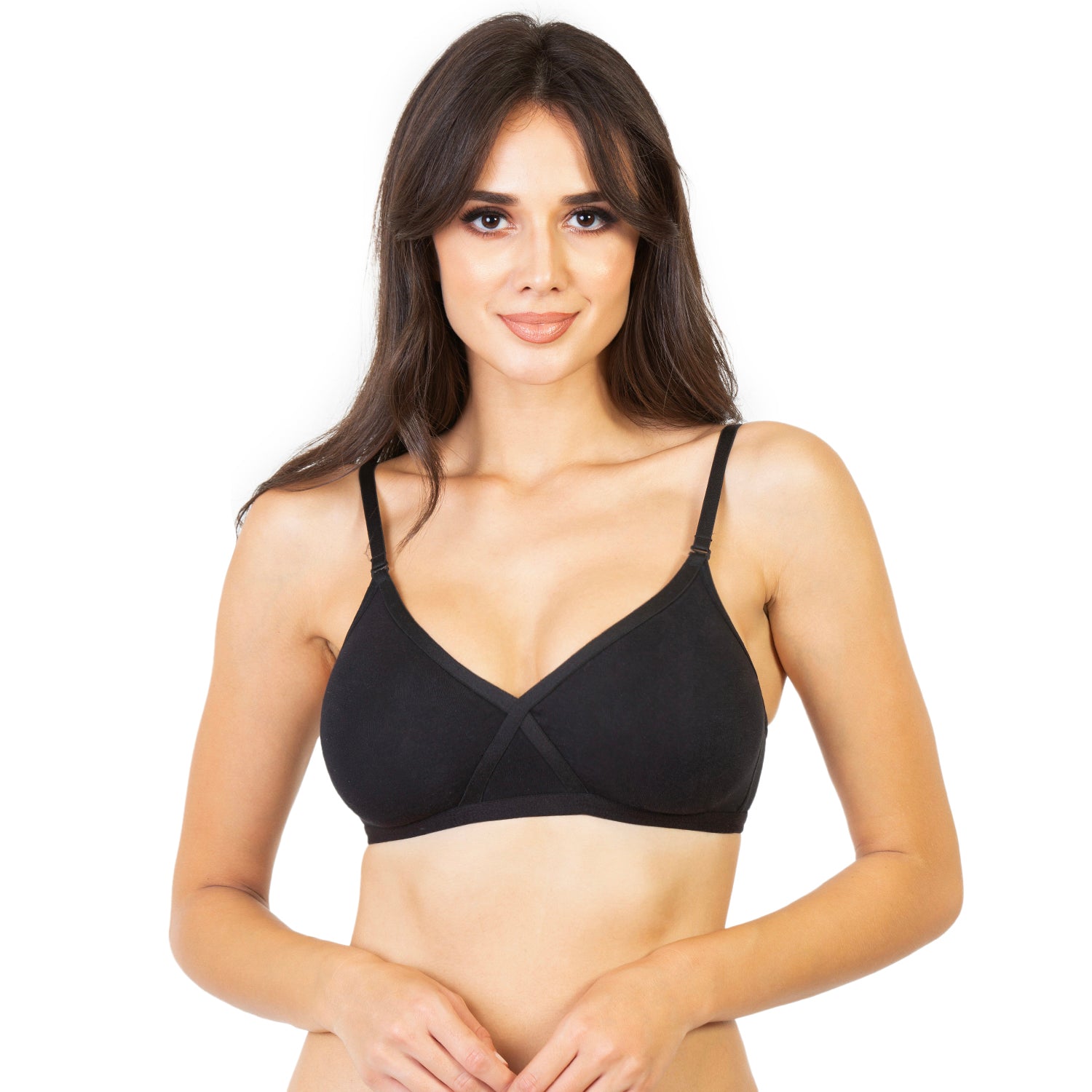 Non-Padded Non-Wired 3/4th Coverage T-Shirt Bra
