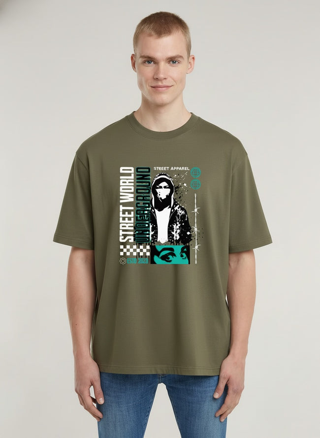 Men Oversized Cotton T-Shirt