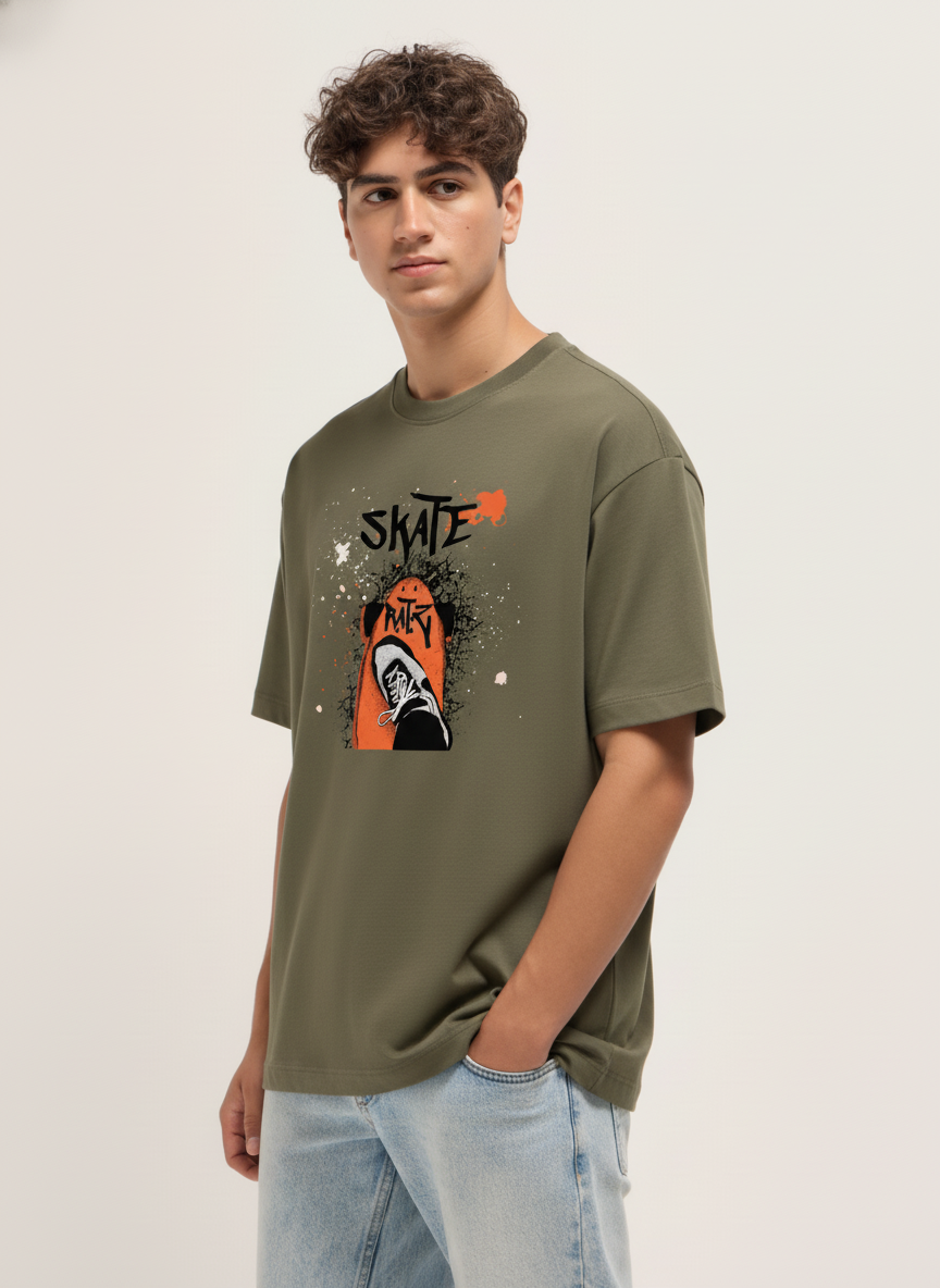 Men Oversized Cotton T-Shirt