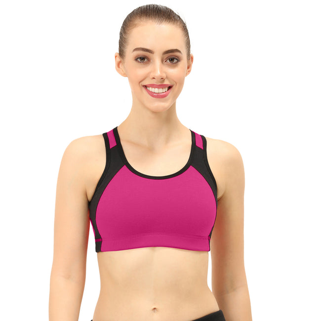 Padded Non-Wired Full Coverage Sports Bra