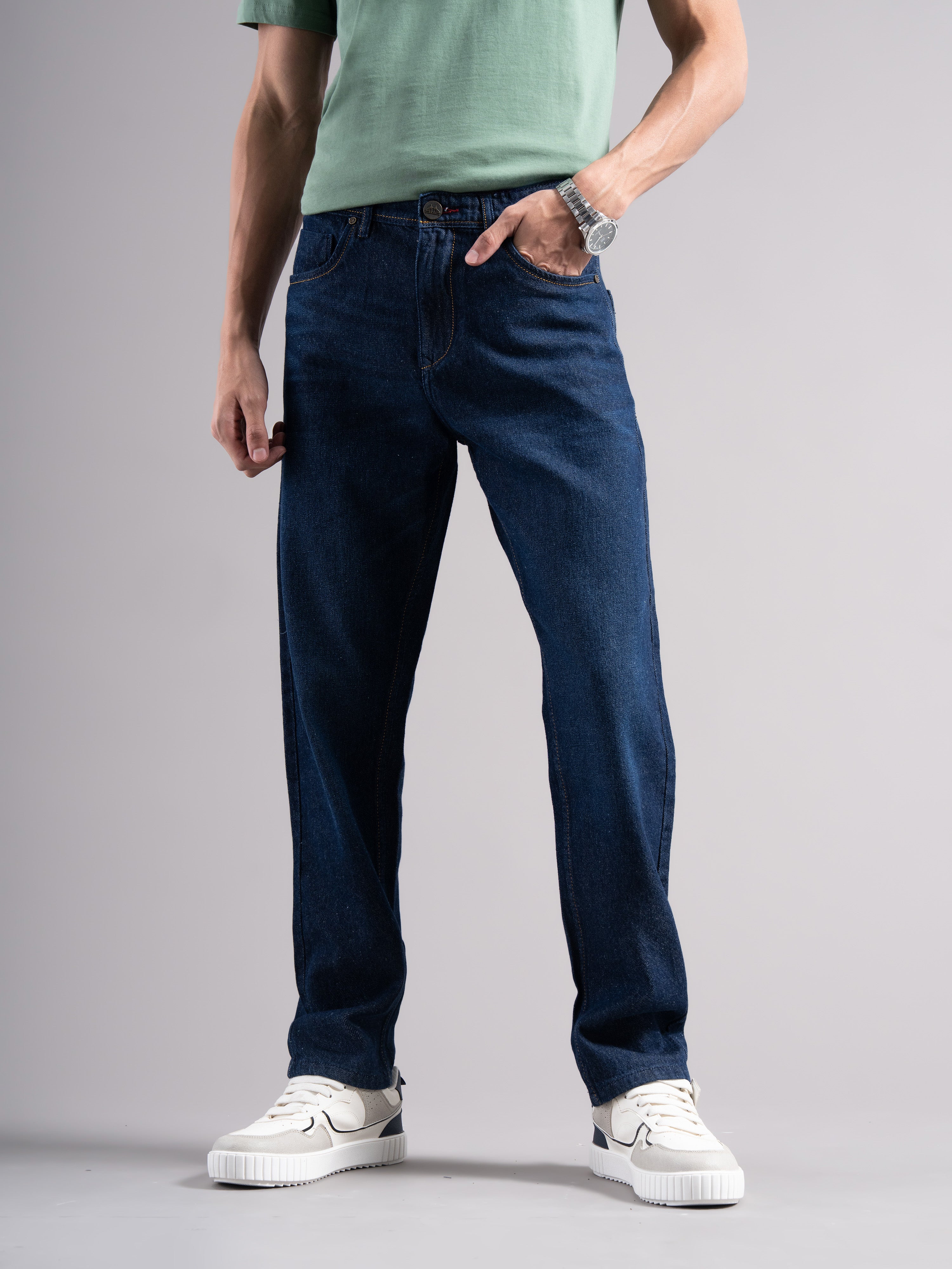 Men Blue Regular Fit Jeans